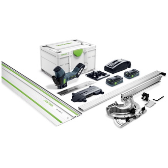 Festool Akku-Dämmstoffsäge ISC 240 HPC 4,0 EBI-Plus-XL-FS, incl. 2x Akku 4 Ah, Schnellladegerät, Zubehör, Systainer