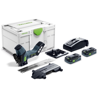 Festool Akku-Dämmstoffsäge ISC 240 HPC 4,0 EBI-Plus, incl. 2x Akku 4 Ah, Schnellladegerät, Zubehör, Systainer