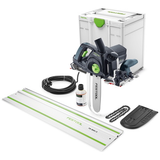 Festool Schwertsäge SSU 200 EB-Plus-FS UNIVERS, incl. Sägekette, Führungsschiene, Zubehör, Systainer