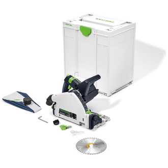 Festool Akku-Tauchsäge TSC 55 KEB-Basic, incl. Kreissägeblatt, Zubehör, Systainer