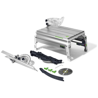 Festool Tischzugsäge CS 50 EBG-FLR PRECISIO, incl. 1x Kreissägeblatt, Zubehör, Karton