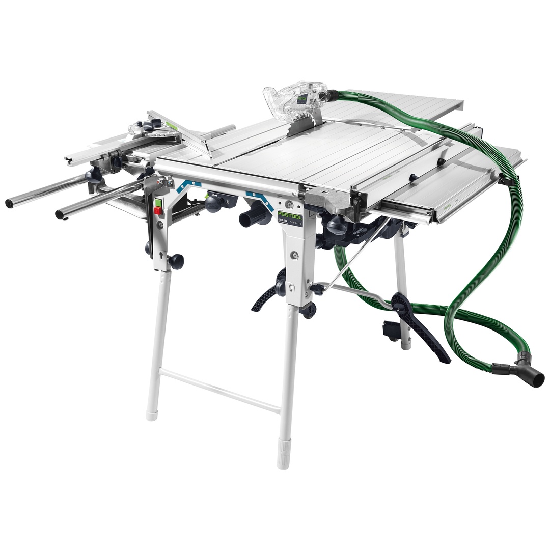 Festool Tischzugsäge CS 70 EBG-Set PRECISIO, incl. 1x Kreissägeblatt, Schiebetisch, Absaug-Set, Zubehör, Karton