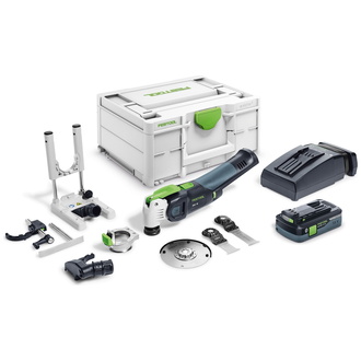 Festool Akku-Oszillierer OSC 18 HPC 4,0 EI-Set VECTURO, incl. 1x Akku 4 Ah, Schnellladegerät, Zubehör, Systainer