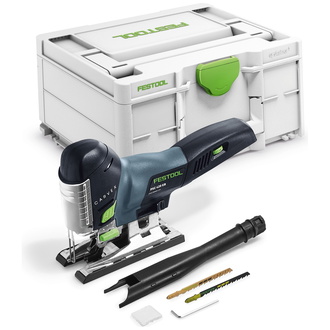 Festool Akku-Pendelstichsäge PSC 420 EB-Basic CARVEX, incl. Stichsägeblatt-Set, Zubehör, Systainer