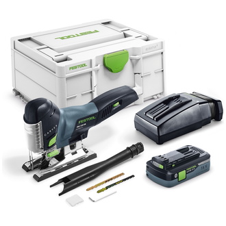 Festool Akku-Pendelstichsäge PSC 420 HPC 4,0 EBI-Plus CARVEX, incl. 1x Akku 4 Ah, Schnellladegerät, Stichsägeblatt-Set, Zubehör, Systainer