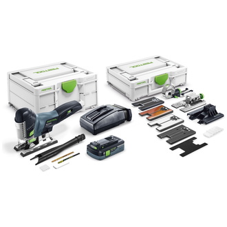 Festool Akku-Pendelstichsäge PSC 420 HPC 4,0 EBI-Set CARVEX, incl. 1x Akku 4 Ah, Schnellladegerät, Stichsägeblatt-Set, Zubehör-Systainer, Systainer