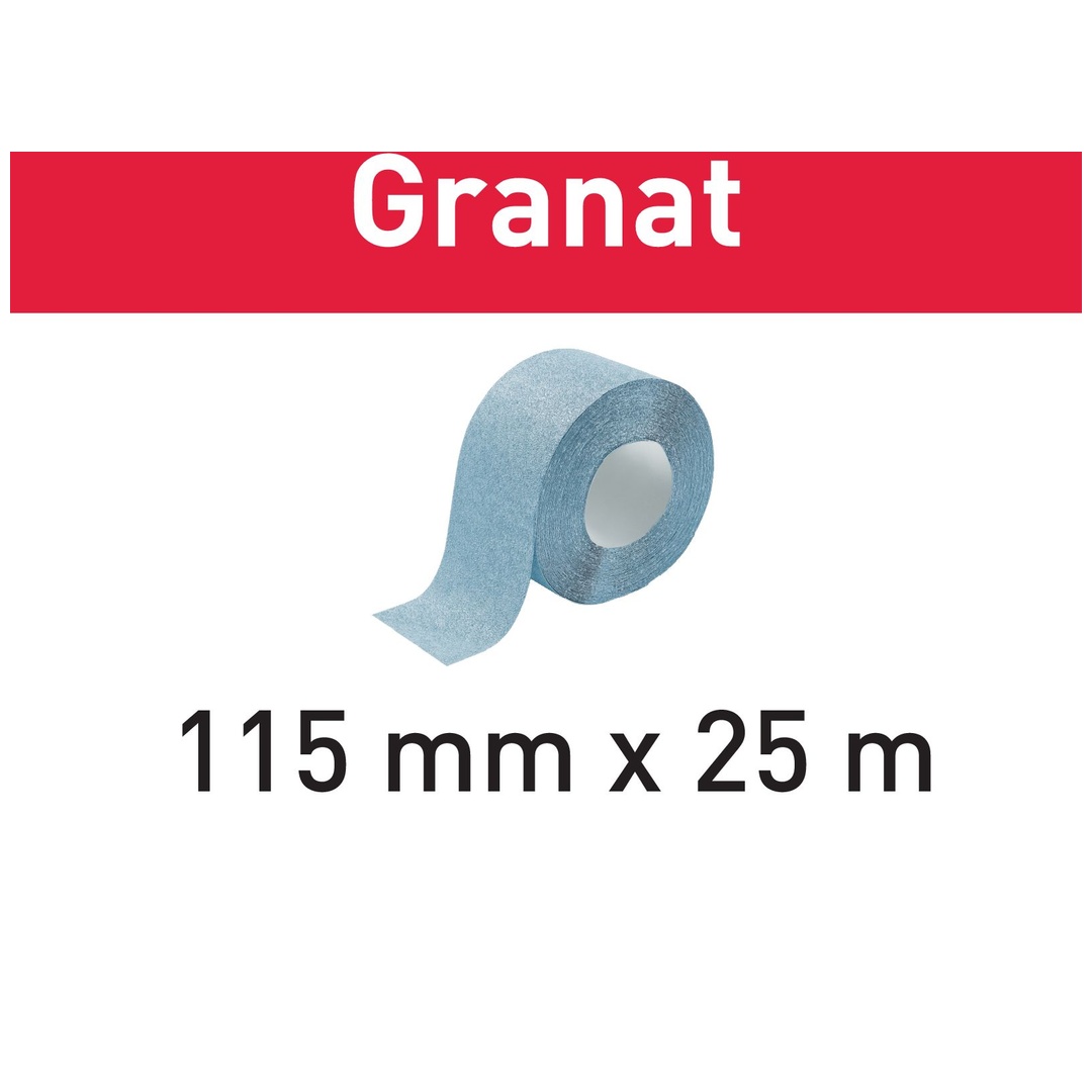 Festool Schleifrolle 115x25m P220 GR Granat
