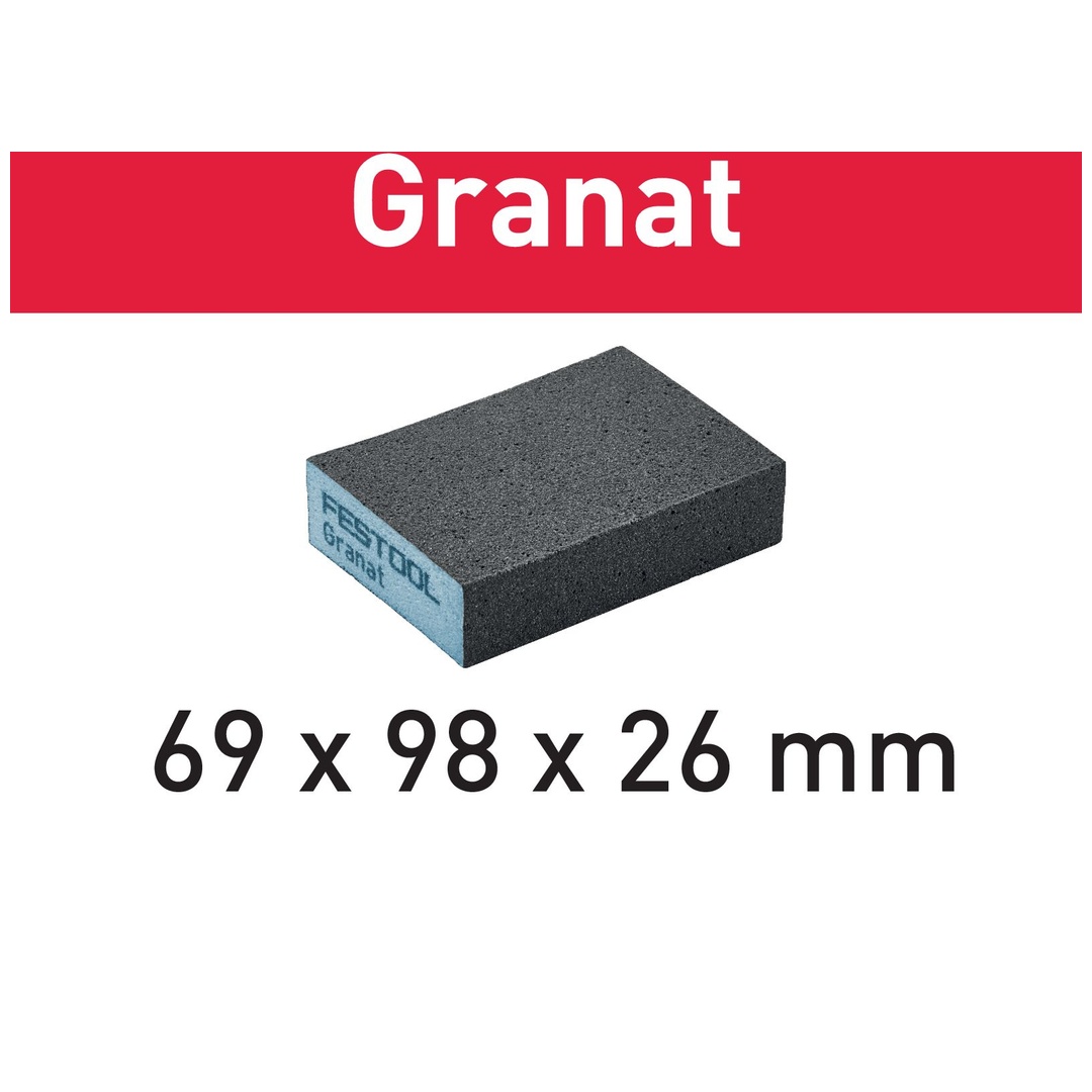 Festool Schleifblock 69x98x26 120 GR/6 Granat