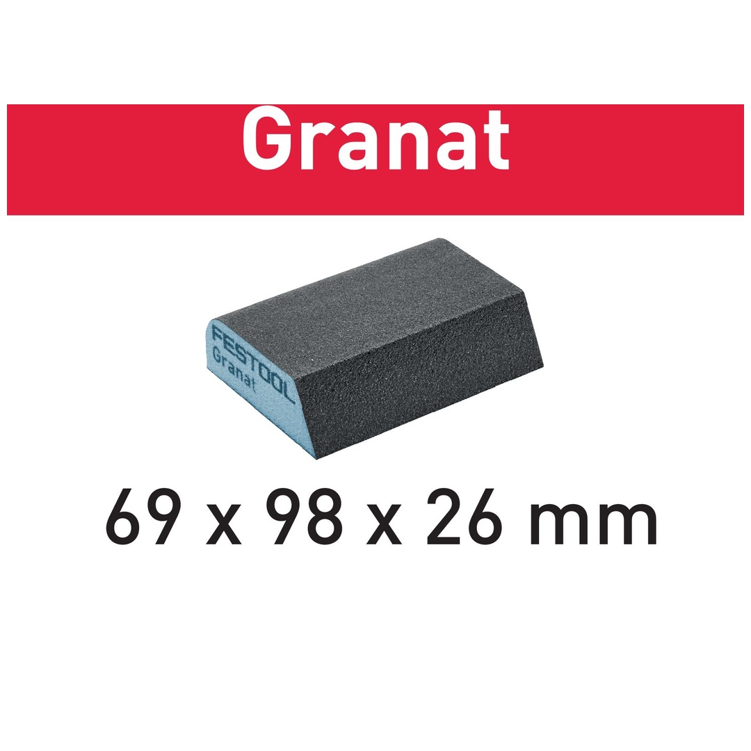 Festool Schleifblock 69x98x26 120 CO GR/6 Granat