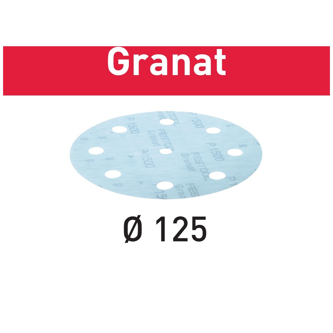 Festool Schleifscheibe STF D125/8 P1200 GR/50 Granat