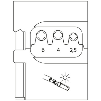 Gedore Modul-Einsatz für Solarlok