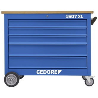 Gedore Rollwerkbank extra breite Schubladen (1507 XL 01210)