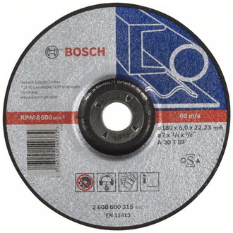 Bosch Schruppscheibe gekröpft Expert for Metal A 30 T BF, 180 mm, 22,23 mm, 6 mm