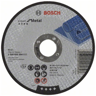 Bosch Trennscheibe gerade Expert for Metal A 30 S BF, 125 mm, 2,5 mm