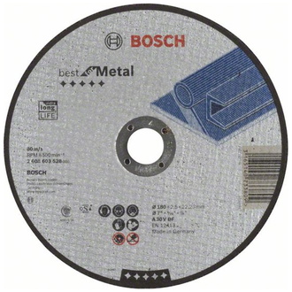 Bosch Trennscheibe gerade Best for Metal A 30 V BF, 180 mm, 2,5 mm