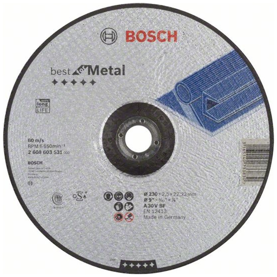 Bosch Trennscheibe gekröpft Best for Metal A 30 V BF, 230 mm, 2,5 mm