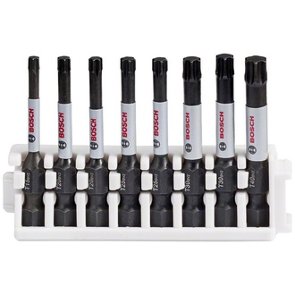 Bosch Schrauberbit-Set Impact Control, 8-tlg., 1 x T15, T40, 2x T20, T25, T30, 50 mm