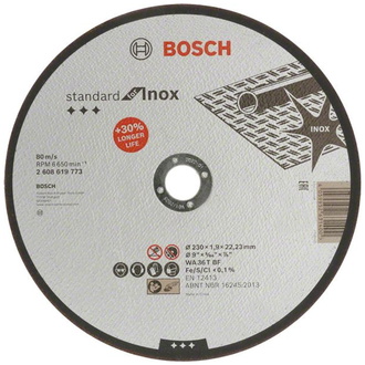 Bosch Trennscheibe Standard for Inox, Ø 230 mm