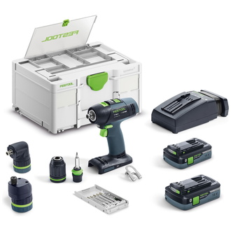 Festool Akku-Bohrschrauber T 18+3 HPC 4,0 I-Set, Art.Nr. 577609