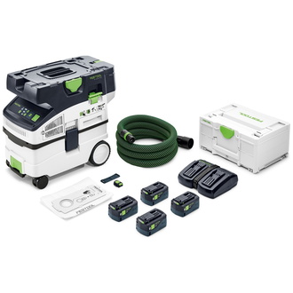 Festool Akku-Absaugmobil CTLC MIDI I-Plus CLEANTEC, mit Energy-Set und Zubehör