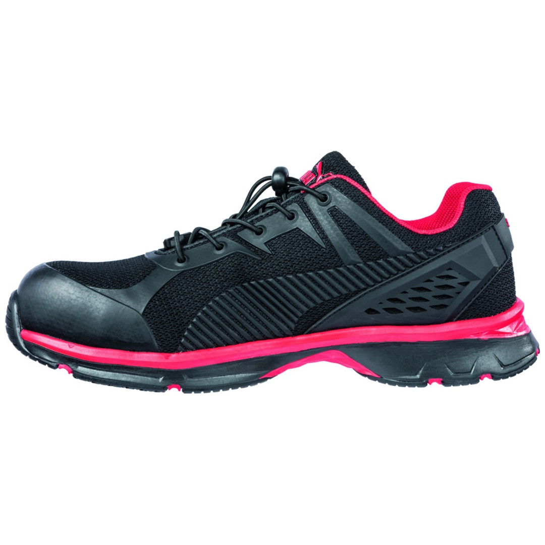 Puma Safety Puma Sicherheitshalbschuh Fuse Motion 2.0 643890 Low S1P ESD SRC Gr. 45 schwarz/rot