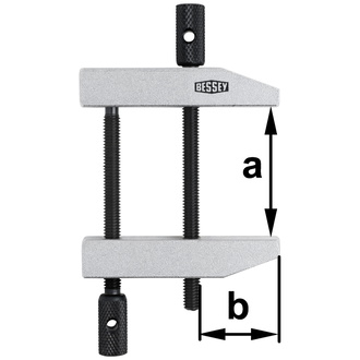 BESSEY Parallelschraubzwinge Gr. 1, 28 mm