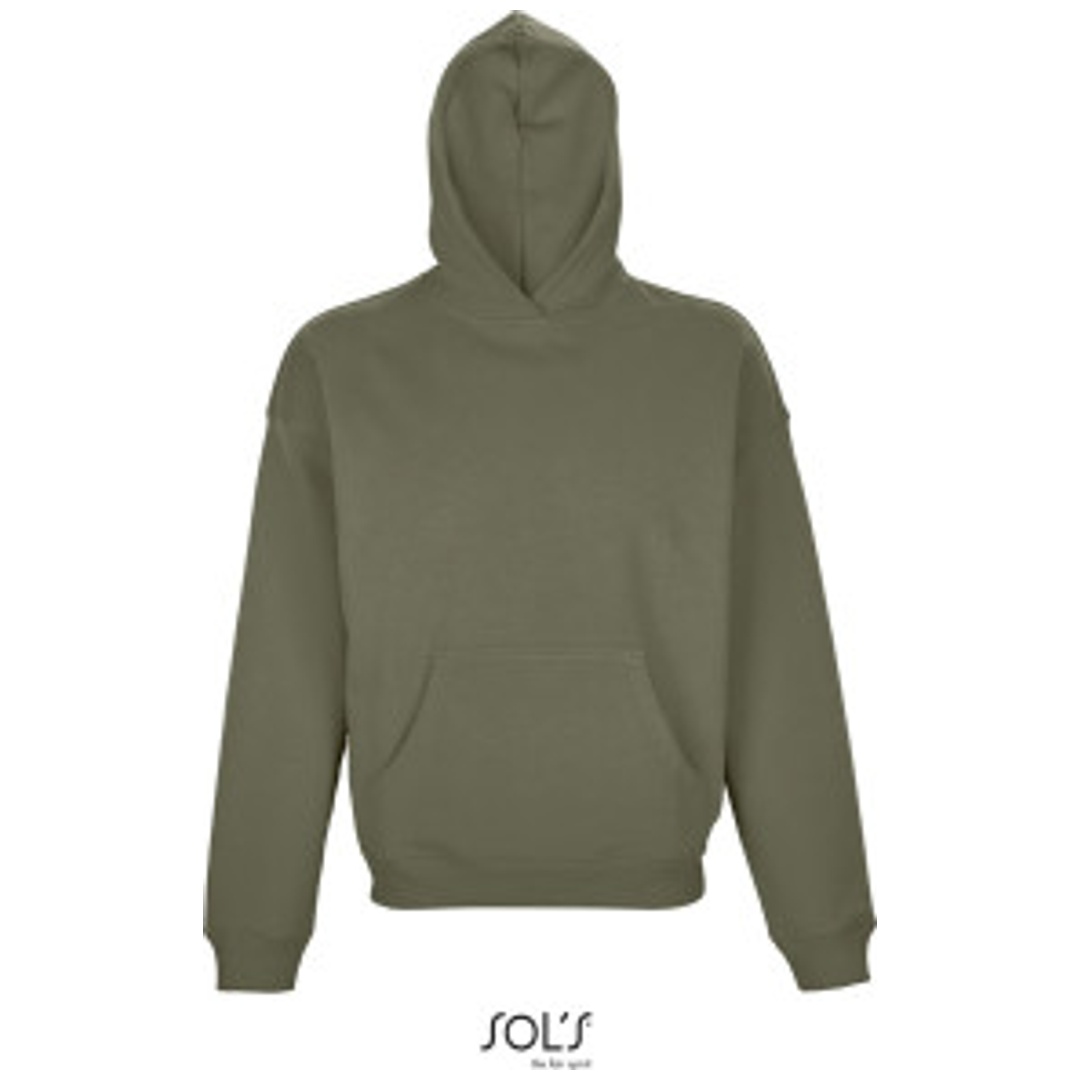 Cotton Classics-25.3813 Unisex Kapuzen Sweater Gr. XXL khaki