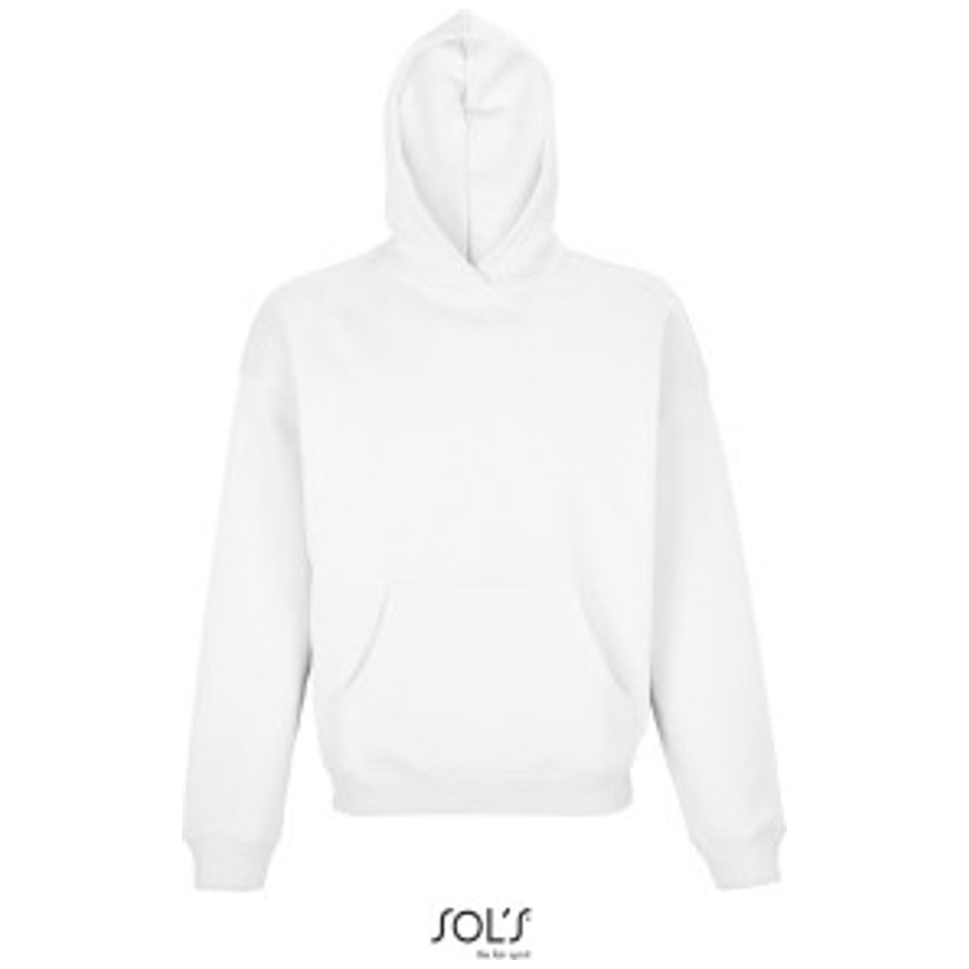 Cotton Classics-25.3813 Unisex Kapuzen Sweater Gr. XS white