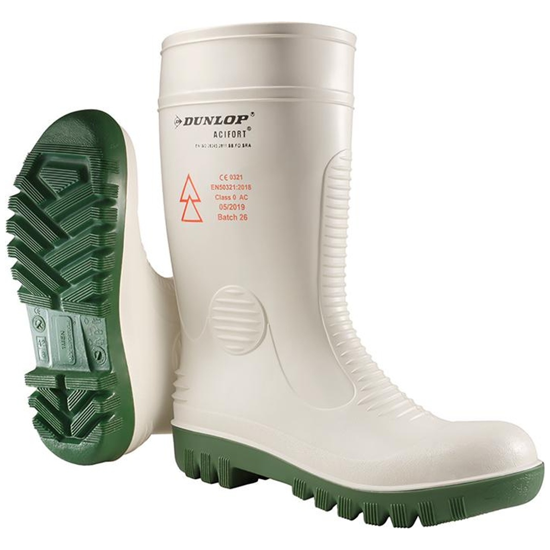 Dunlop Sicherheitsstiefel Acifort High Voltage Gr. 46 weiß
