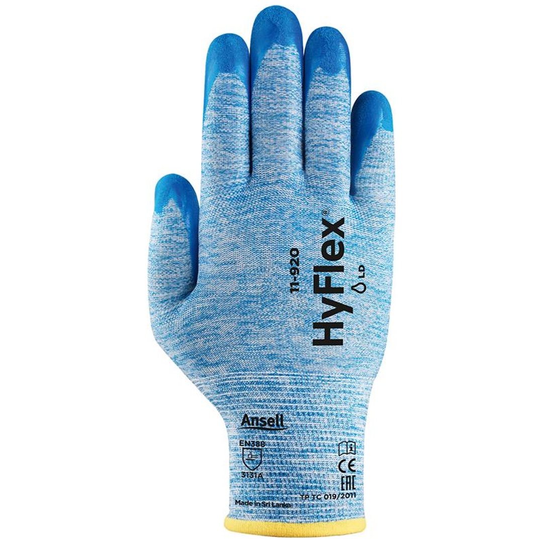 Ansell Montagehandschuh Hyflex 11-920, Gr. 8 blau