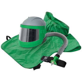 GVS NOVA 3 Sandstrahlschutz inkl. Atemschutzhelm, 03-502 C40 Klimagerät