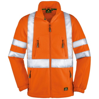 BIG Warnfleecejacke Seattle Gr. S leuchtorange