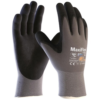 ATG Montagehandschuh MaxiFlex Ultimate AD-APT, Gr. 12 schwarz-grau