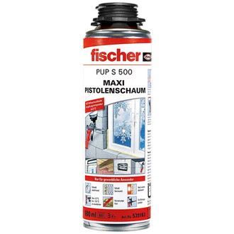 Fischer Maxi-Pistolenschaum PUP S 500 ml B2 beige