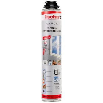 Fischer 1K-Pistolenschaum PUP 750 ml B2 beige