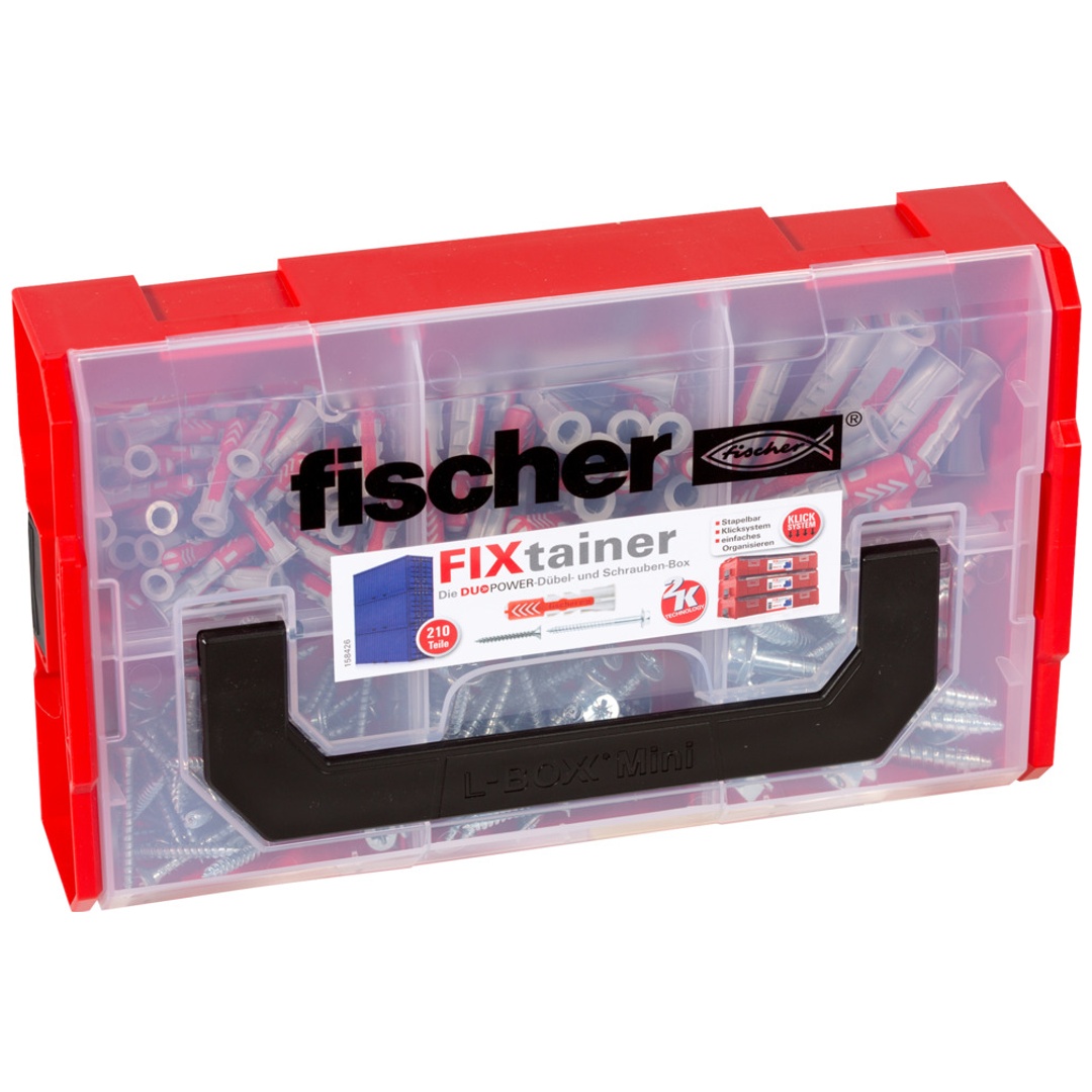 Fischer FixTainer - DuoPower mit Schraube (210 Teile)