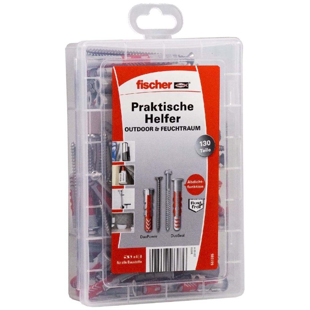 Fischer Duopower 6/8 x 30/40/65/38 Nylon-Dübel Spreizdübel Klappdübel Hohlraumdübel  130 Stk.