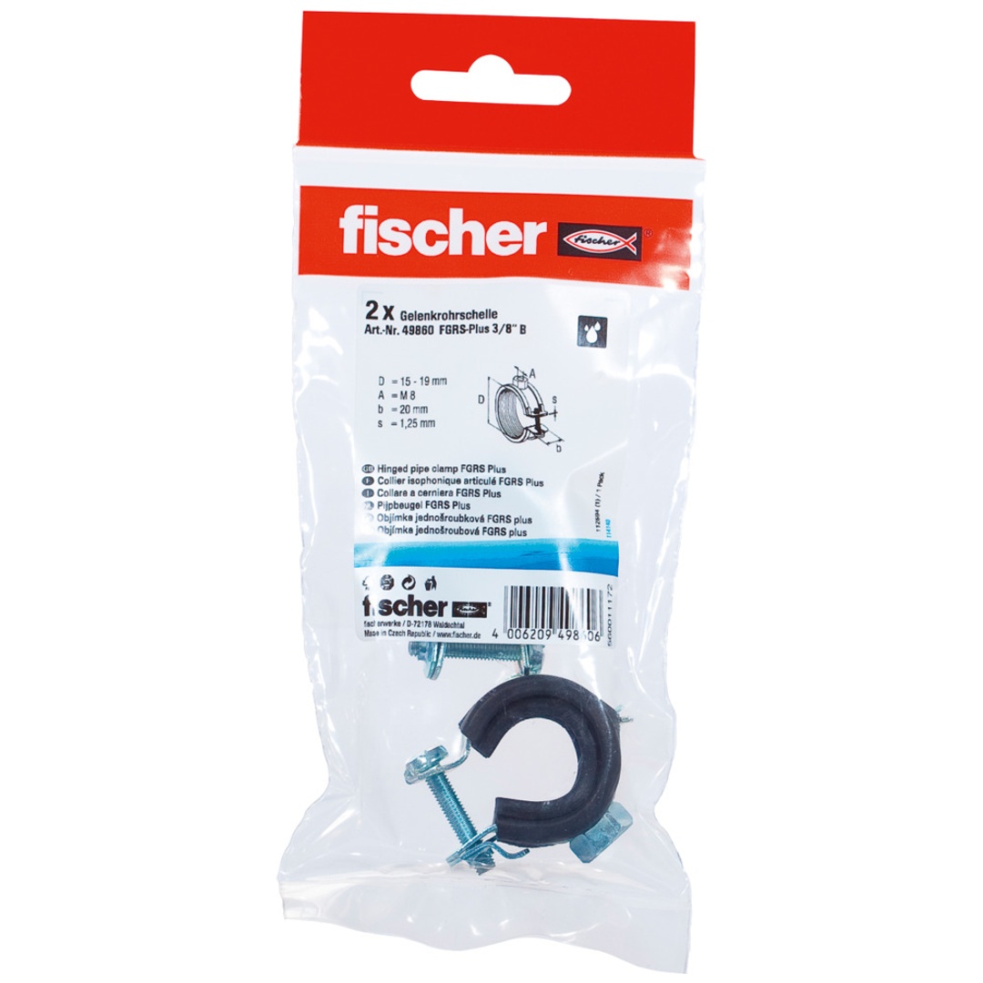 Fischer Gelenkrohrschelle FGRS Plus 3/8 B SB-Sanitär-Montagetechnik