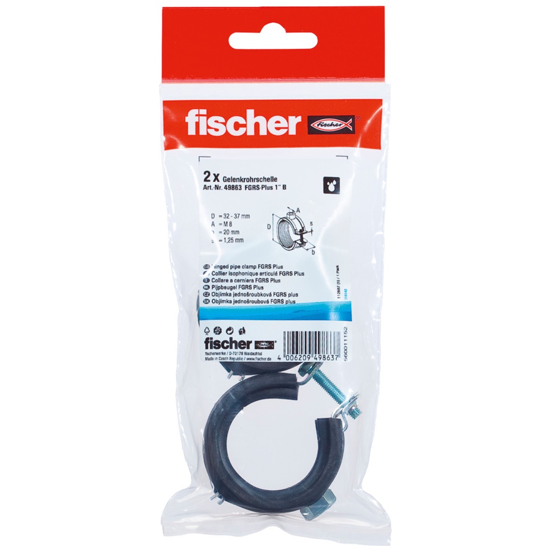 Fischer Gelenkrohrschelle FGRS Plus 1 B SB-Sanitär-Montagetechnik