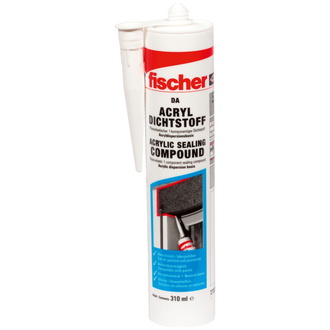 Fischer Acryldichtstoff DA 310 ml weiß