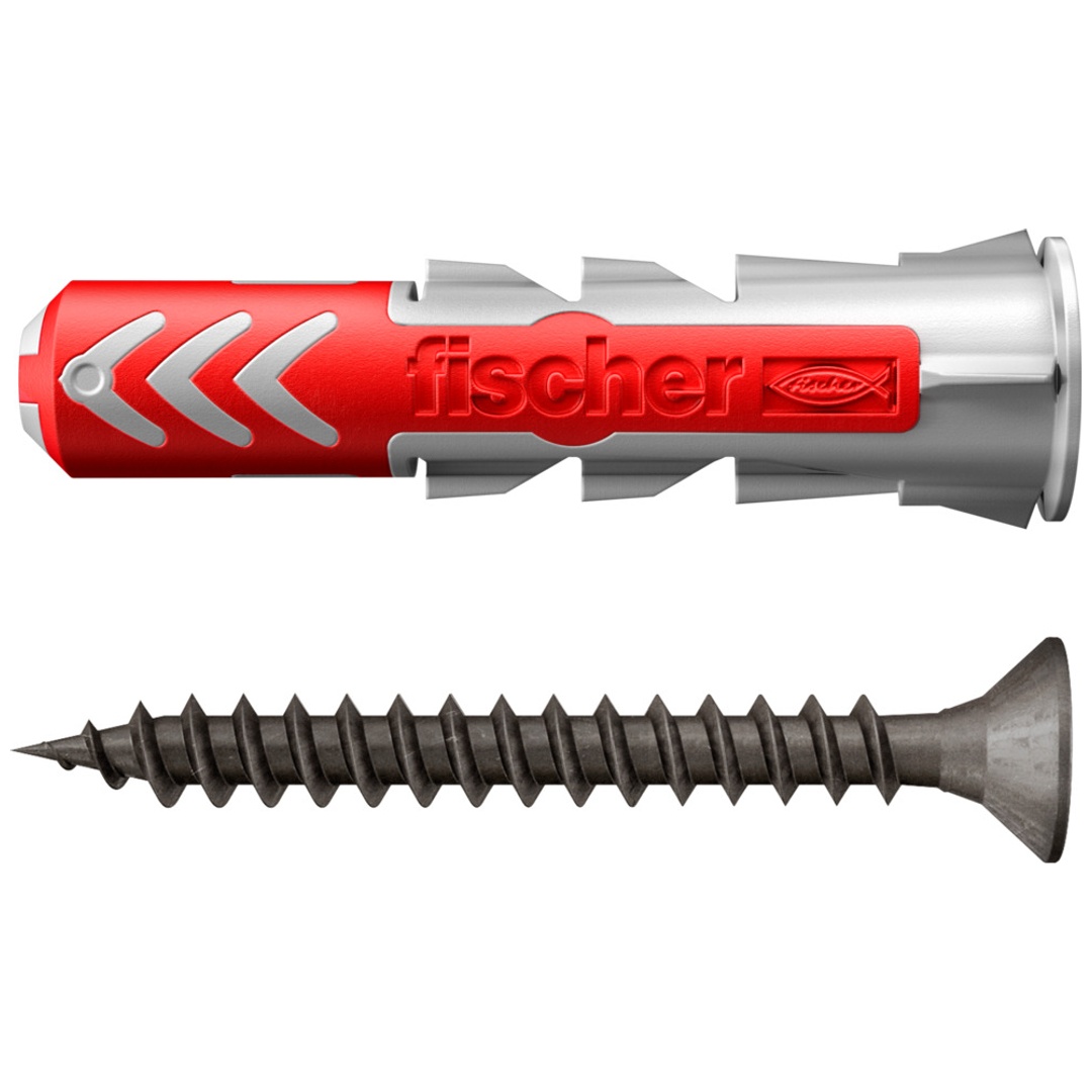 Fischer Duopower 8 x  40 Nylon-Dübel Spreizdübel Klappdübel Hohlraumdübel mit Schraube