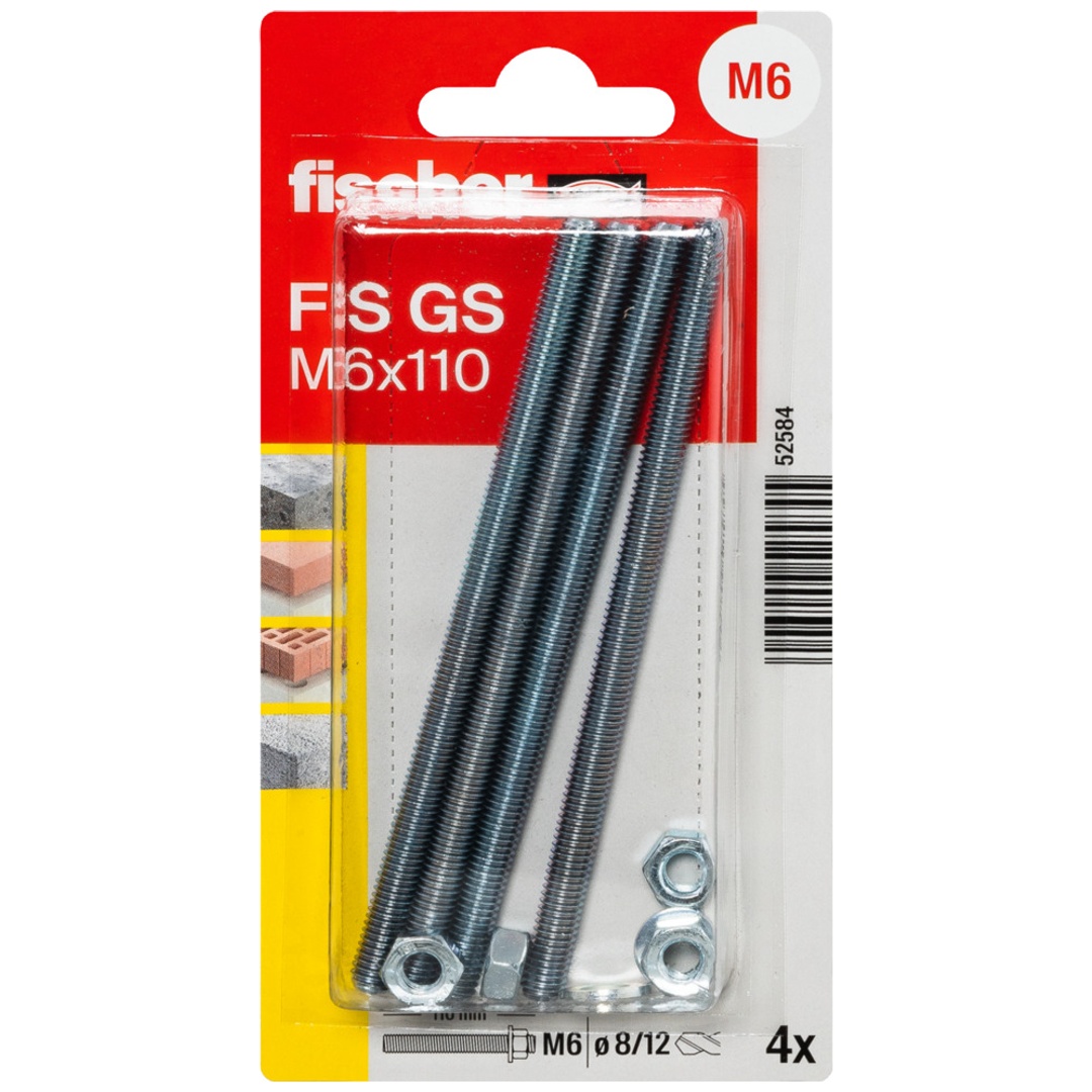 Fischer Injektions-Gewindeanker FIS GS M 6 x 110 K