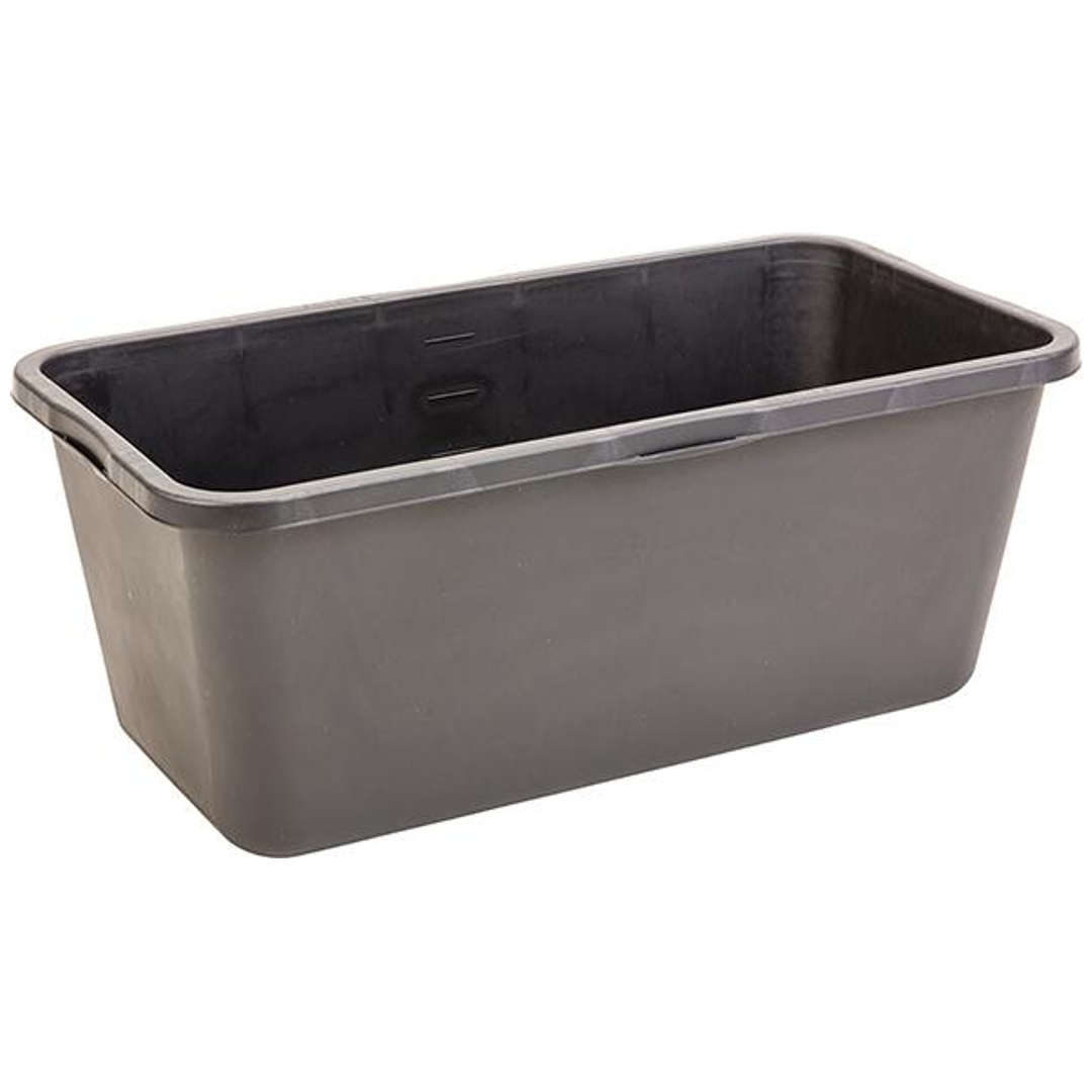 Mörtelkasten 65 l, schwarz eckig, L-Skala