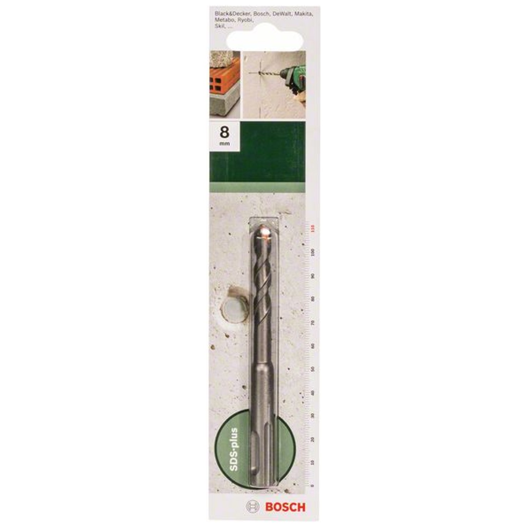 Bosch Hammerbohrer SDS-plus S2, DIY, 8 x 50 x 110 mm