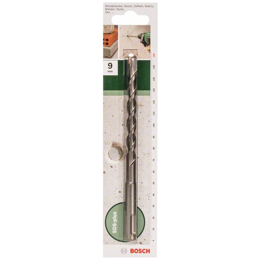 Bosch Hammerbohrer SDS-plus S2, DIY, 9 x 100 x 160 mm