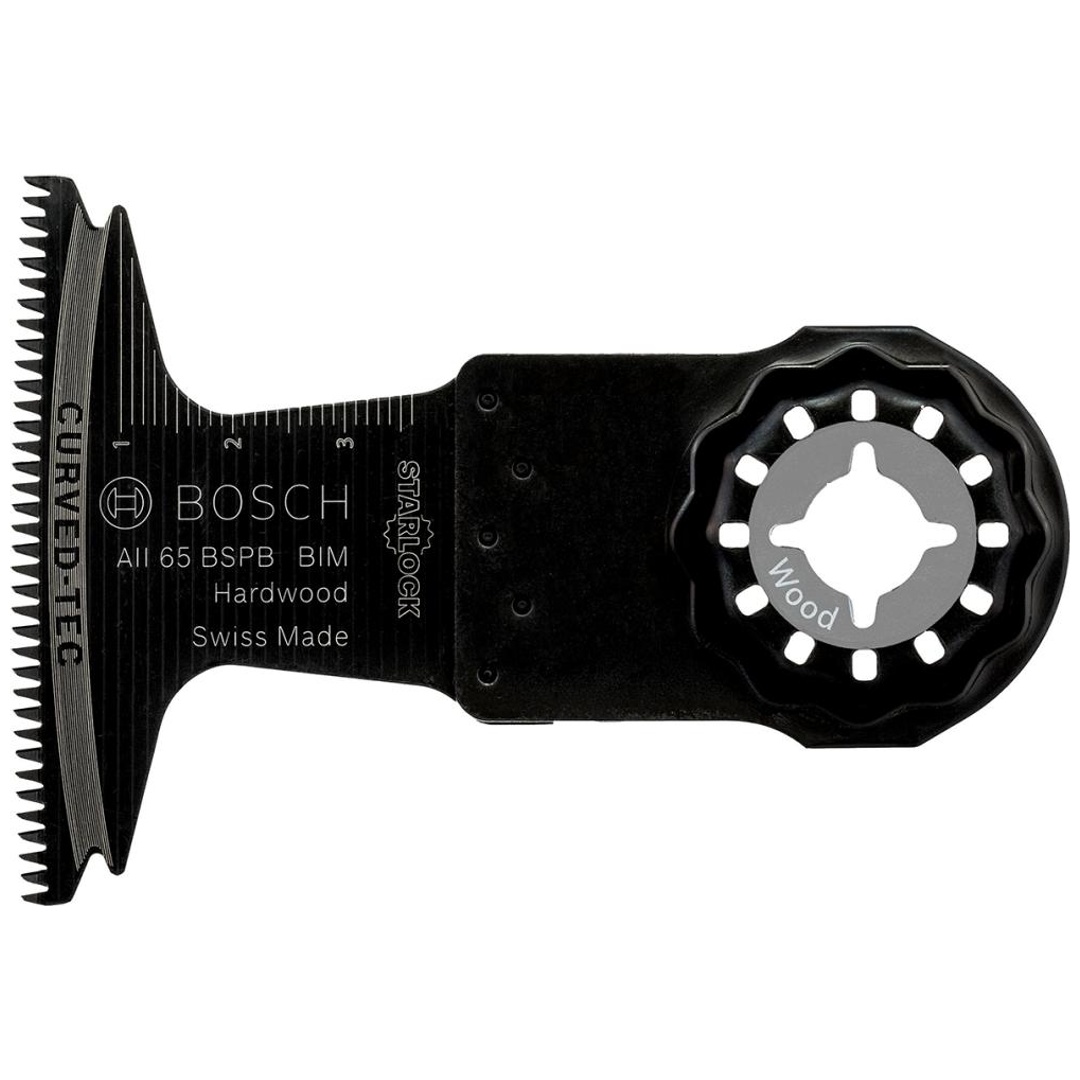 Bosch BIM Tauchsägeblatt AII 65 BSPB, Hard Wood, 40 x 65 mm, 5er-Pack