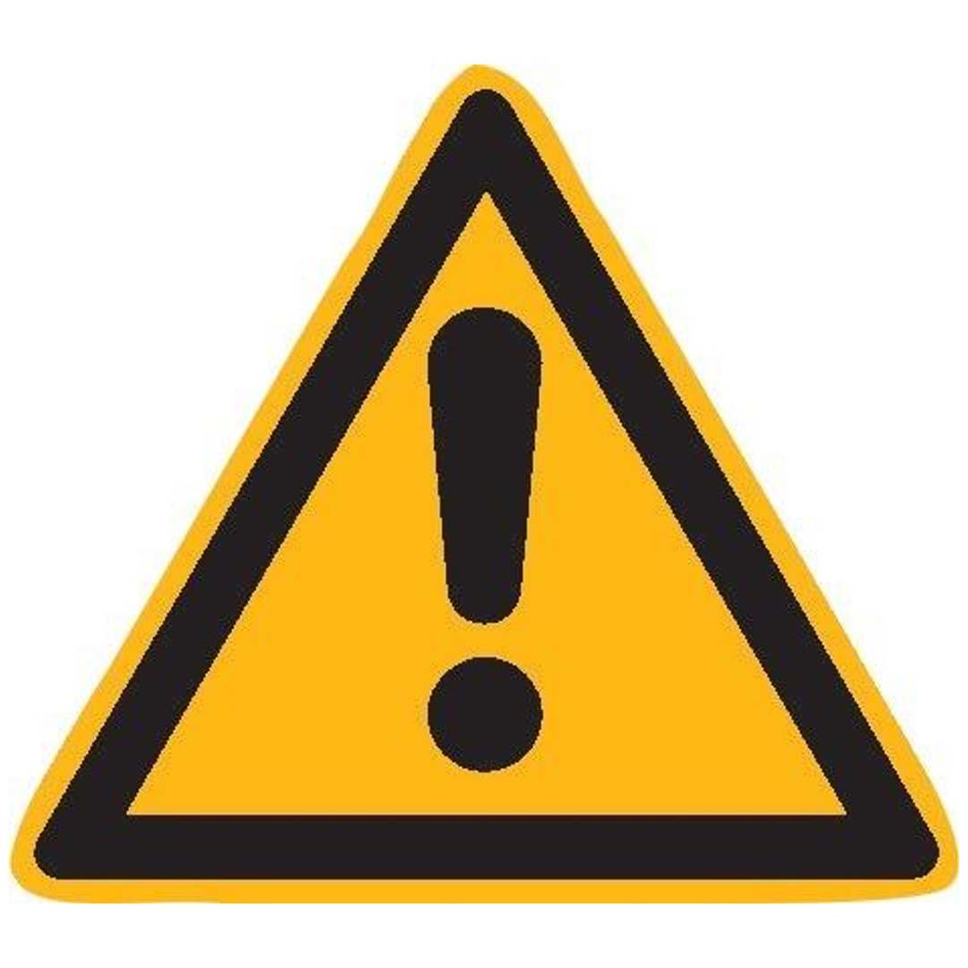 SafetyMarking Warnschild Folie SL 200 mm Warnung vor einer Gefahrenstelle