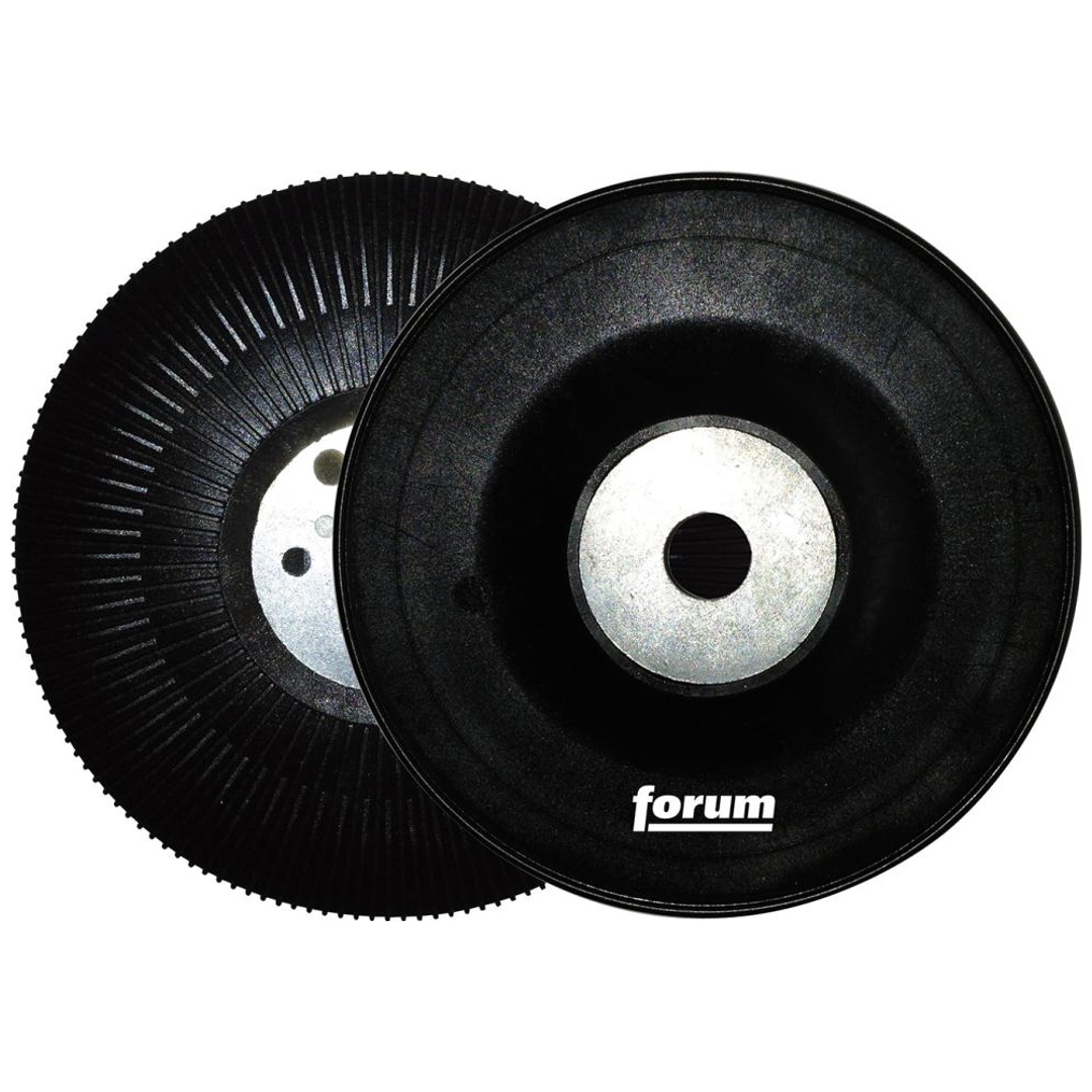 Forum Gummistützteller 125 mm/M14 gerippt