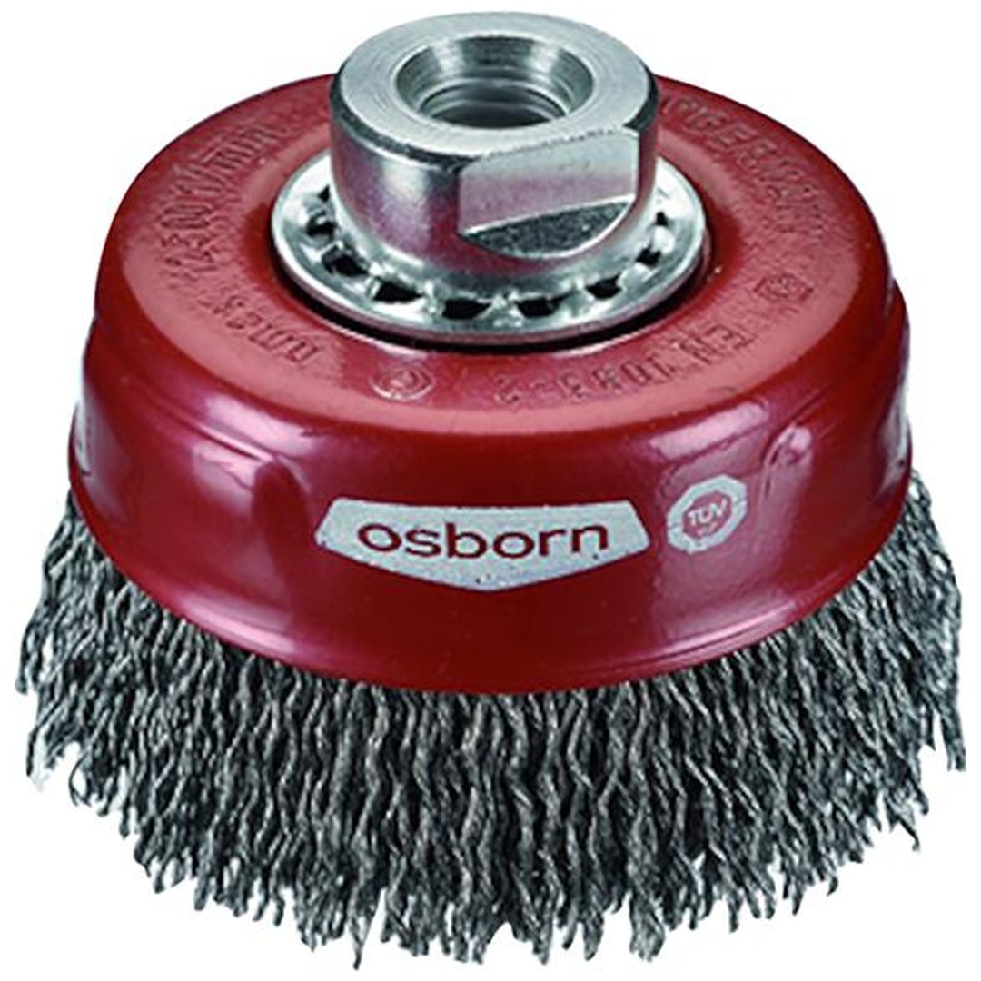 Osborn Topfbürste Xtreme Stahl 80x0,3mm gewellt