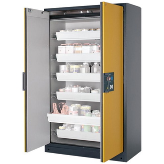 asecos Gefahrstoffschrank Q-Clas90B1200mm,6VA